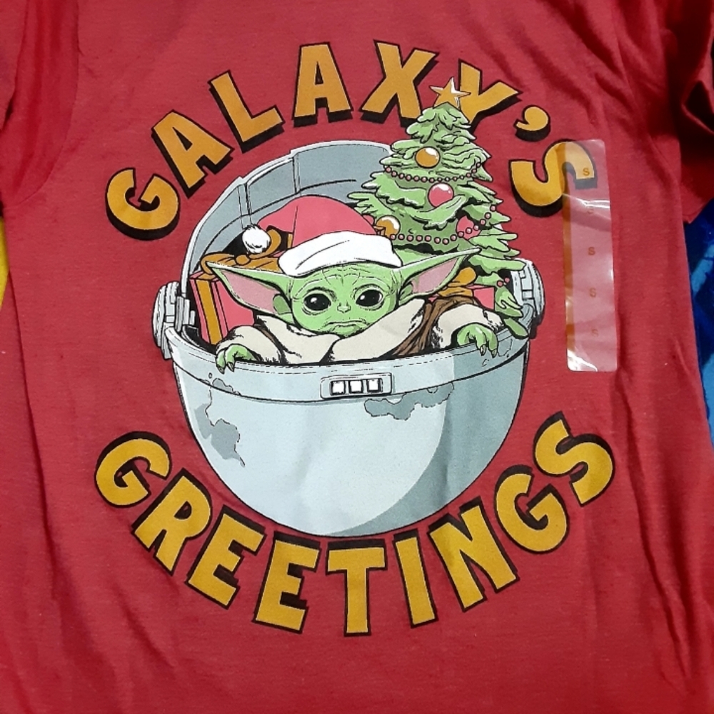 Baby Yoda Men Small Shirt
